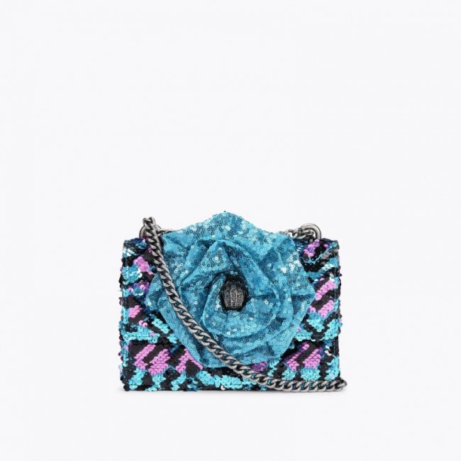Kurt Geiger Shoreditch Small Cross Body - Turquoise | Canada Outlet