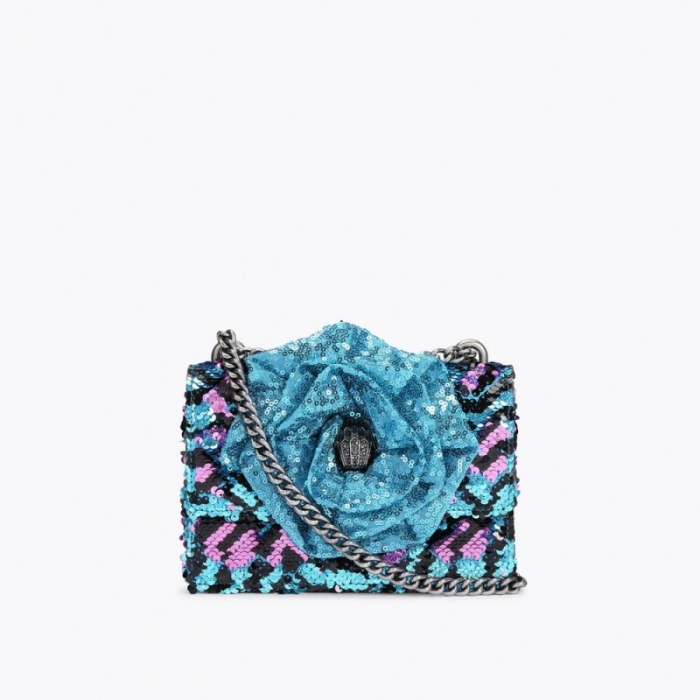 Kurt Geiger Shoreditch Small Cross Body - Turquoise | Canada Outlet