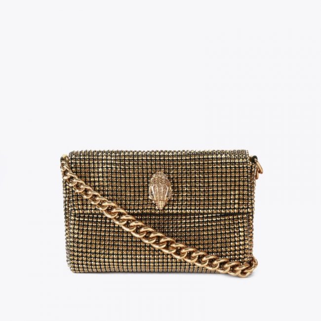 Kurt Geiger Small Party Bag - Gold | Canada Outlet