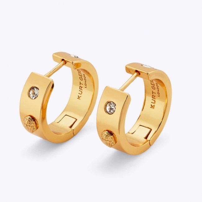 Kurt Geiger Eagle Hoop Earrings - Gold | Canada Outlet