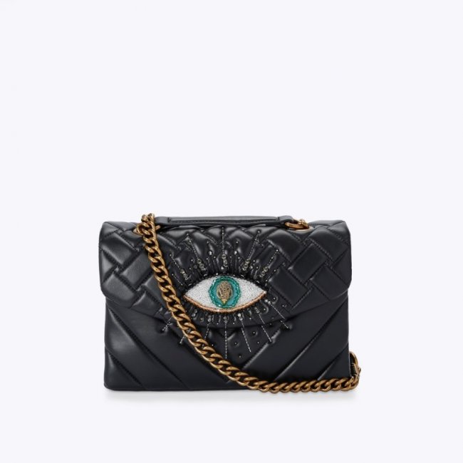 Kurt Geiger Leather Kensington Eye - Black | Canada Outlet