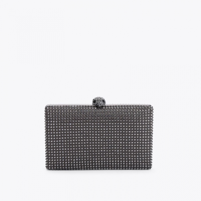 Kurt Geiger Crystal Kensington Clutch - Grey | Canada Outlet