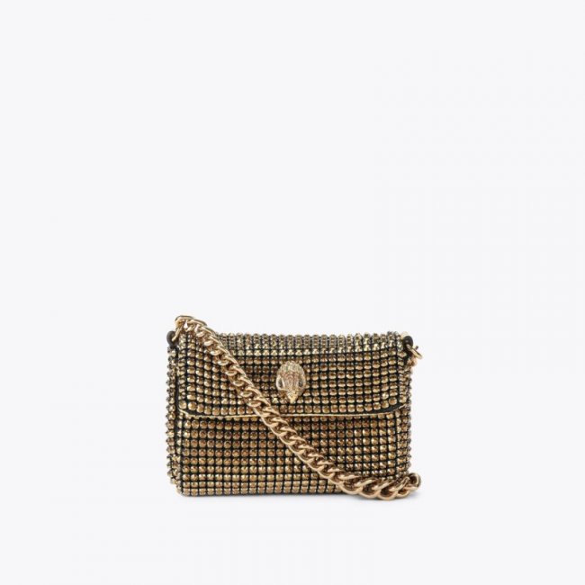 Kurt Geiger Mini Party Purse - Gold | Canada Outlet