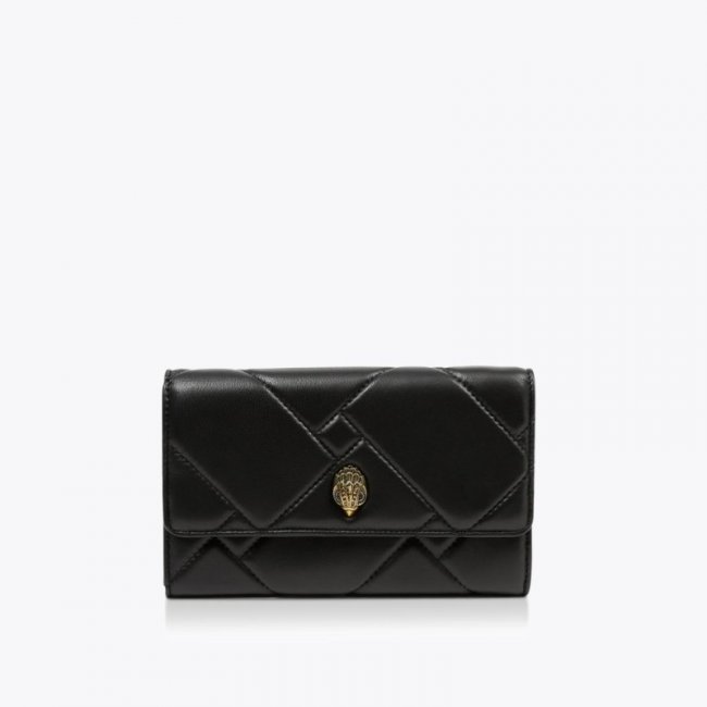 Kurt Geiger Kensington Quilted Wallet - Black | Canada Outlet