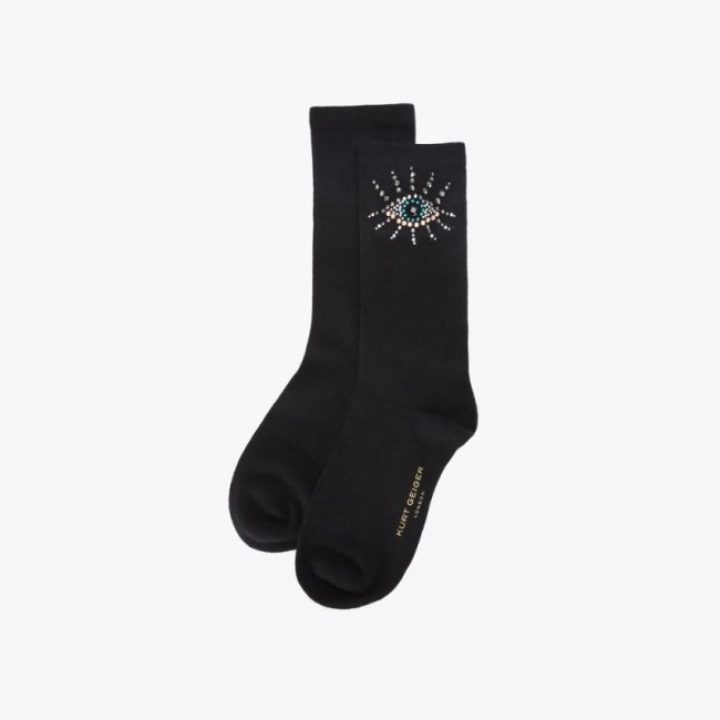 Kurt Geiger Eye Gem Sock - Black | Canada Outlet