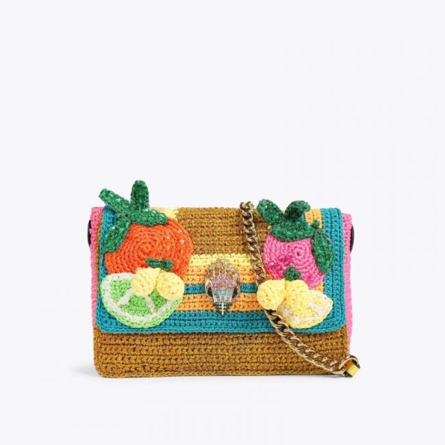 Kurt Geiger Crochet Kensington - Gold Combination | Canada Outlet