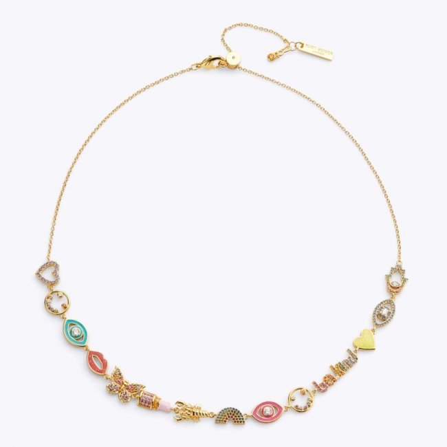 Kurt Geiger Multi Charm Necklace - Multi / Other | Canada Outlet