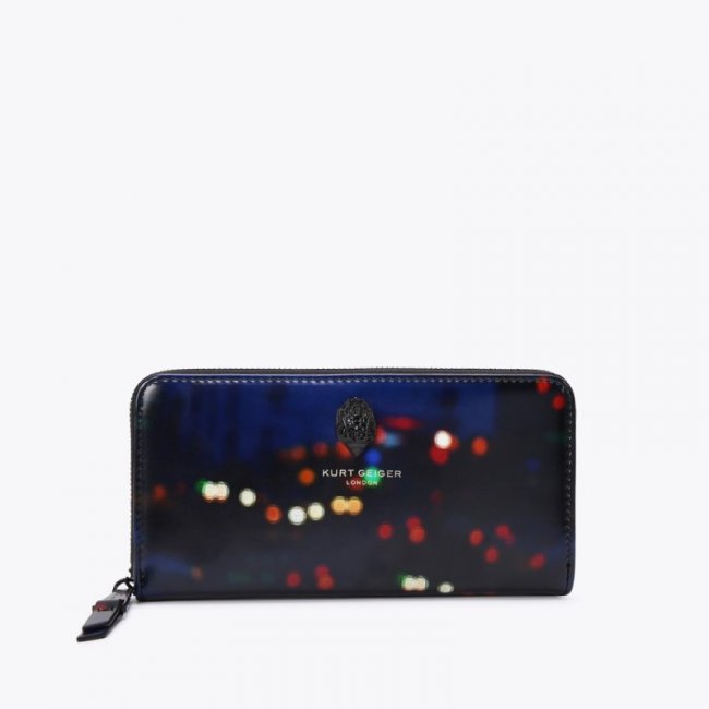 Kurt Geiger Zip Around Shoreditch Wallet - Black Other | Canada Outlet