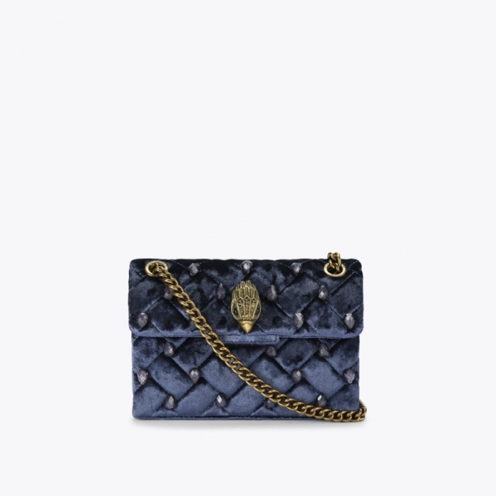 Kurt Geiger Mini Crystal Kensington - Blue Dark | Canada Outlet