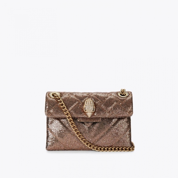 Kurt Geiger Mini Lurex Kensington - Bronze Combination | Canada Outlet