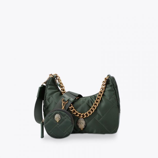 Kurt Geiger Recycled Multi Cross Body - Dark Green | Canada Outlet