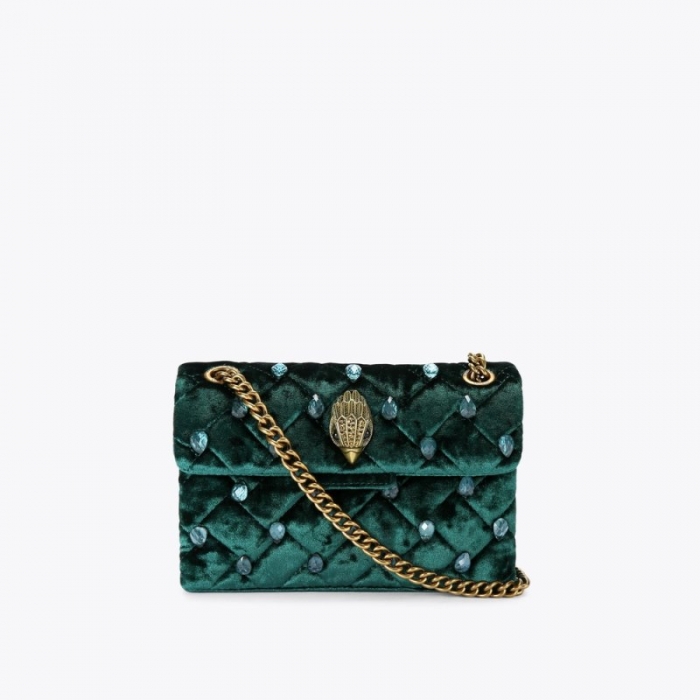 Kurt Geiger Mini Crystal Kensington - Dark Green | Canada Outlet