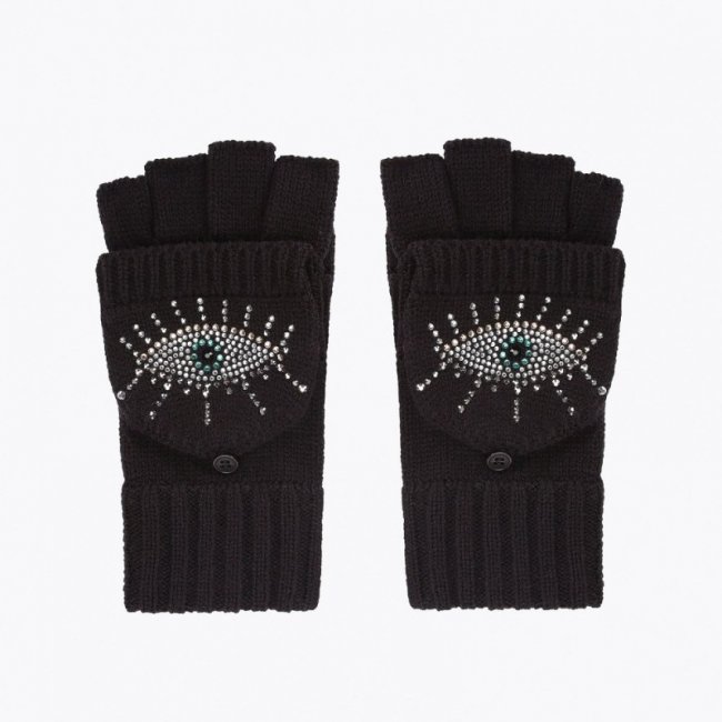 Kurt Geiger Evil Eye Mitten - Black | Canada Outlet