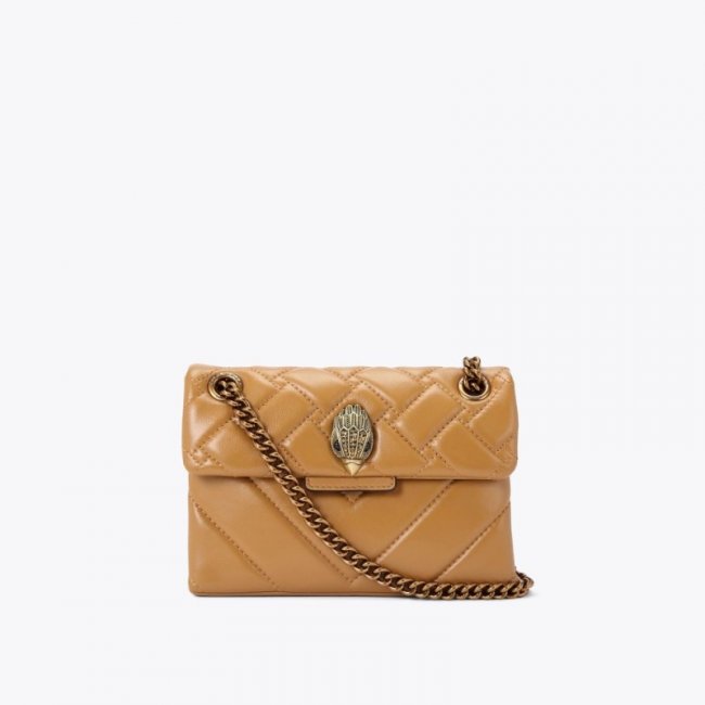 Kurt Geiger Mini Leather Kensington - Mid Brown | Canada Outlet