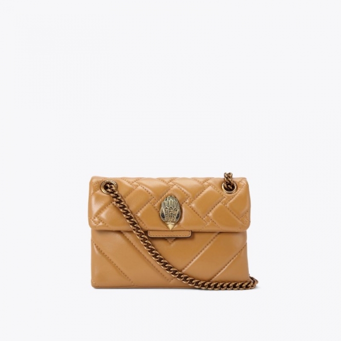 Kurt Geiger Mini Leather Kensington - Mid Brown | Canada Outlet