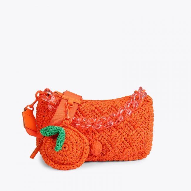 Kurt Geiger Crochet Multi Crossbody - Orange | Canada Outlet