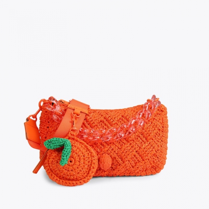 Kurt Geiger Crochet Multi Crossbody - Orange | Canada Outlet