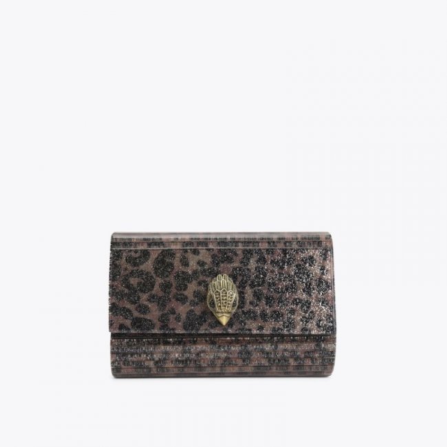 Kurt Geiger Party Eagle Clutch - Mid Brown | Canada Outlet