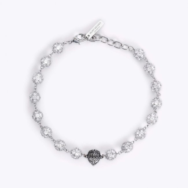 Kurt Geiger Pave Ball Bracelet - Silver | Canada Outlet