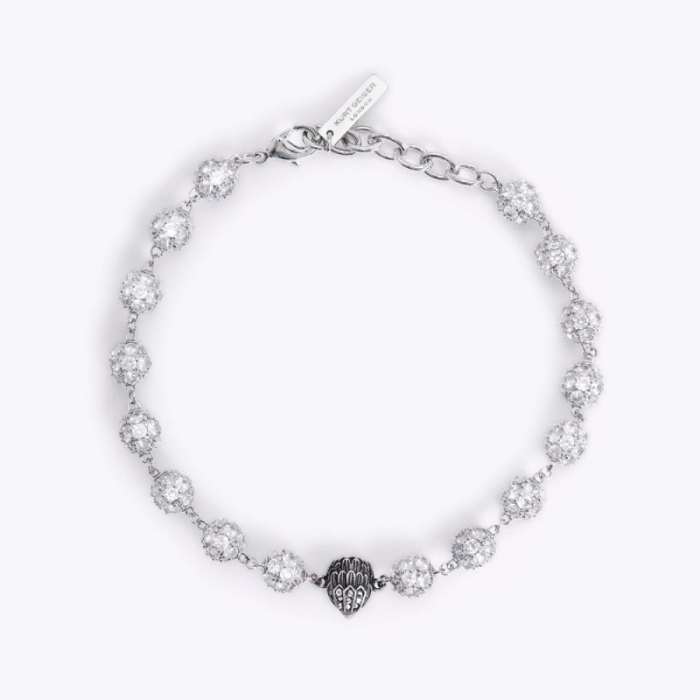 Kurt Geiger Pave Ball Bracelet - Silver | Canada Outlet