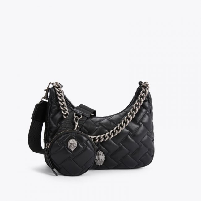 Kurt Geiger Leather Multi Cross Body - Black Combination | Canada Outlet