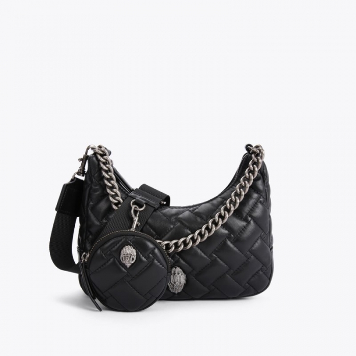 Kurt Geiger Leather Multi Cross Body - Black Combination | Canada Outlet