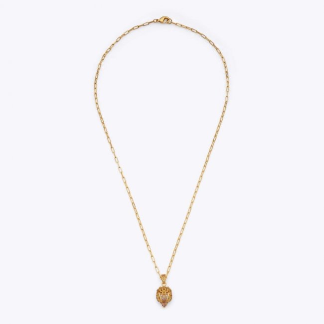 Kurt Geiger Pave Eagle Necklace - Gold | Canada Outlet