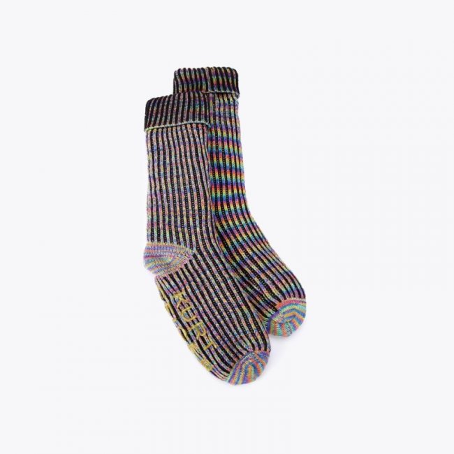 Kurt Geiger Marled Slipper Sock - Black | Canada Outlet