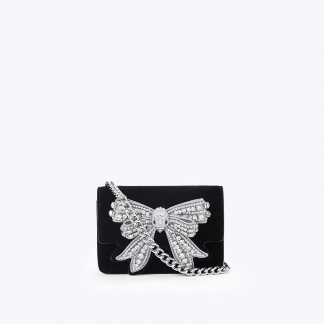 Kurt Geiger Micro Bow Shoreditch - Black White | Canada Outlet
