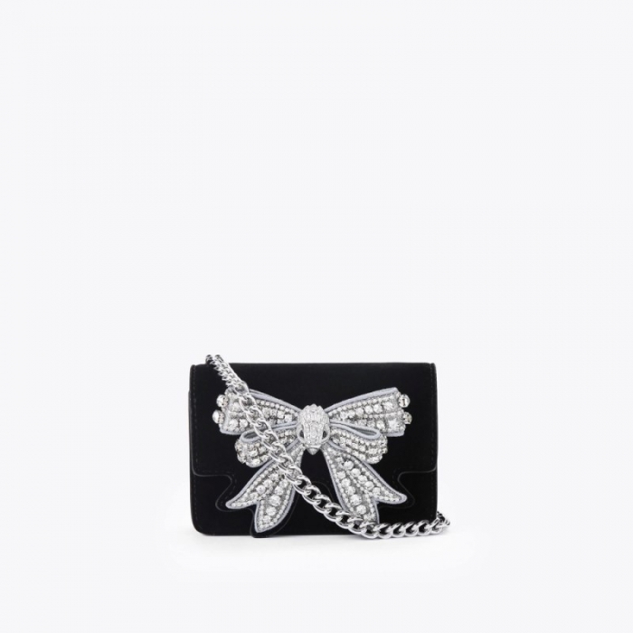 Kurt Geiger Micro Bow Shoreditch - Black White | Canada Outlet