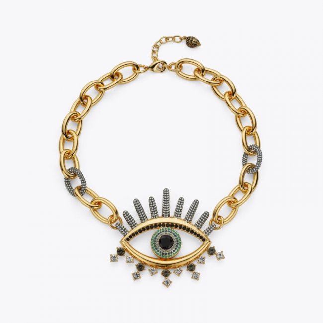 Kurt Geiger Evil Eye Necklace - Metal Combination | Canada Outlet