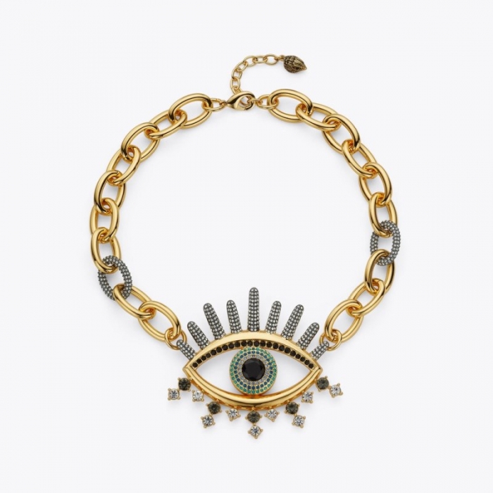 Kurt Geiger Evil Eye Necklace - Metal Combination | Canada Outlet