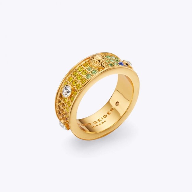 Kurt Geiger Cryst Metal Eagle Ring - Multi / Other | Canada Outlet