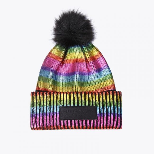 Kurt Geiger Metallic Rib Beanie - Multi / Other | Canada Outlet