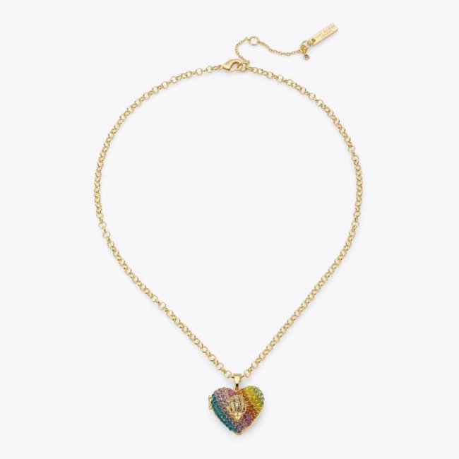 Kurt Geiger Heart Locket Necklace - Multi / Other | Canada Outlet