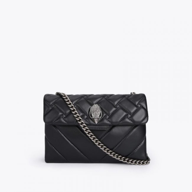 Kurt Geiger Medium Leather Kensington - Black | Canada Outlet