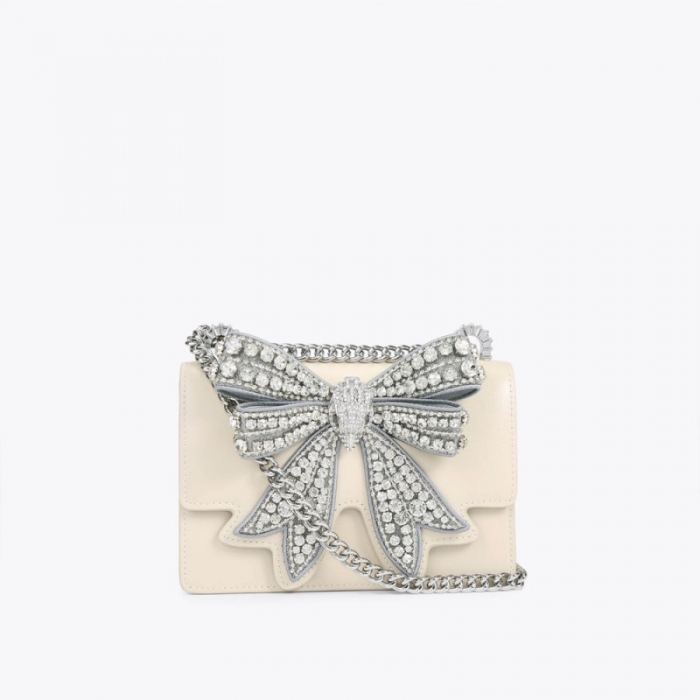 Kurt Geiger Small Bow Shoreditch - Bone | Canada Outlet