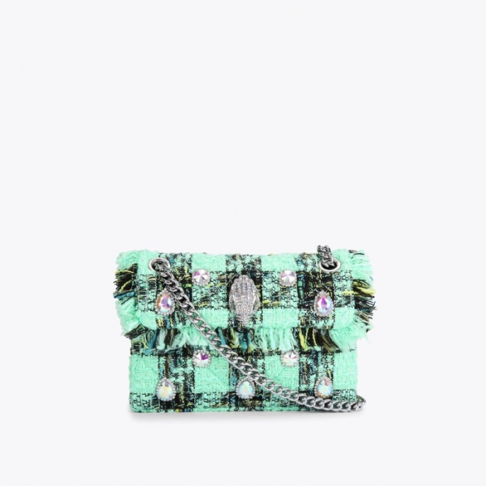 Kurt Geiger Mini Tweed Kensington - Pale Green | Canada Outlet
