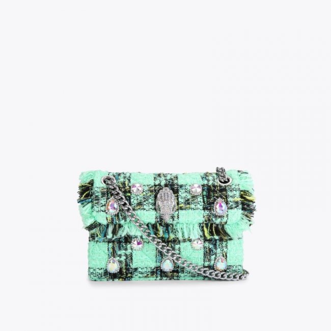 Kurt Geiger Mini Tweed Kensington - Pale Green | Canada Outlet
