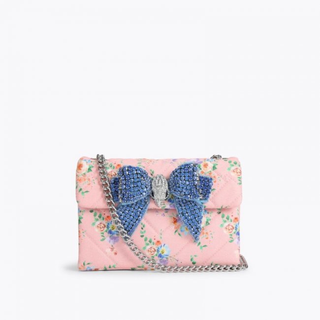 Kurt Geiger Medium Kensington Bow - Pink Combination | Canada Outlet