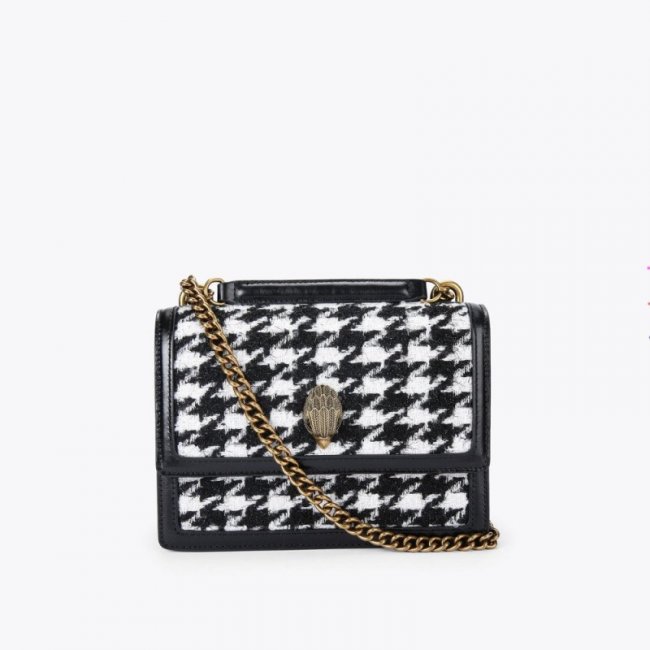 Kurt Geiger Shoreditch Cross Body - Black White | Canada Outlet