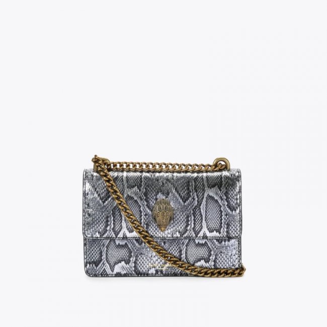 Kurt Geiger Small Printed Shoreditch - Silver Combination | Canada Outlet