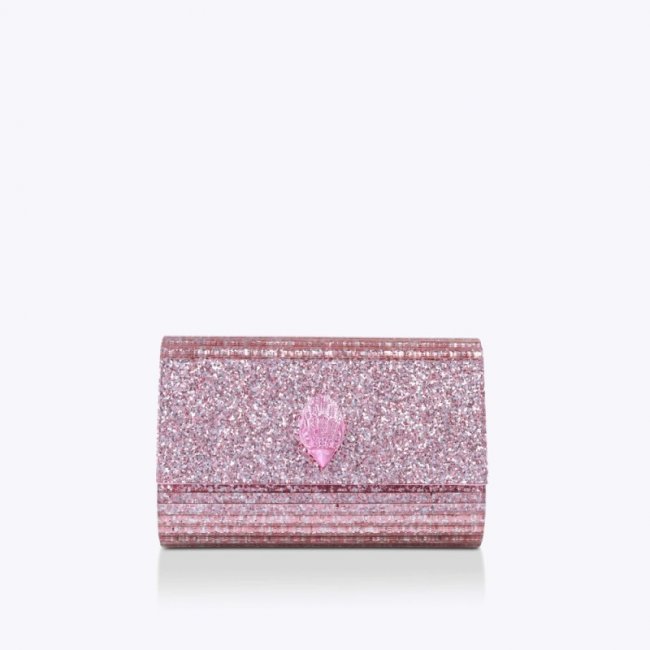 Kurt Geiger Party Eagle Clutch Drench - Pale Pink | Canada Outlet