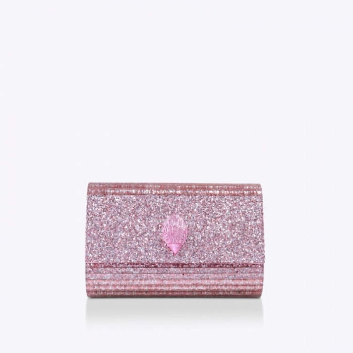 Kurt Geiger Party Eagle Clutch Drench - Pale Pink | Canada Outlet