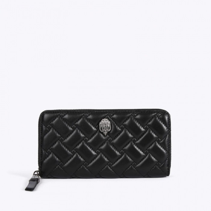 Kurt Geiger Zip Around Wallet - Black Combination | Canada Outlet