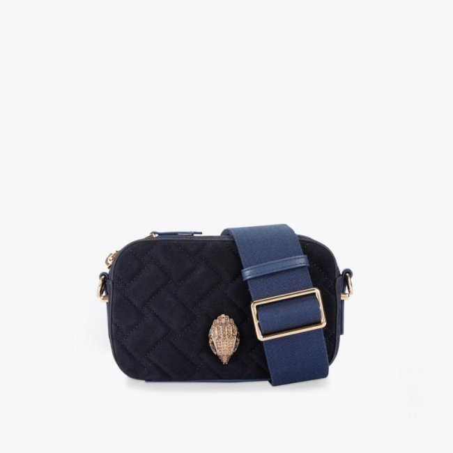 Kurt Geiger Small Kensington Camera Bag - Blue Dark | Canada Outlet