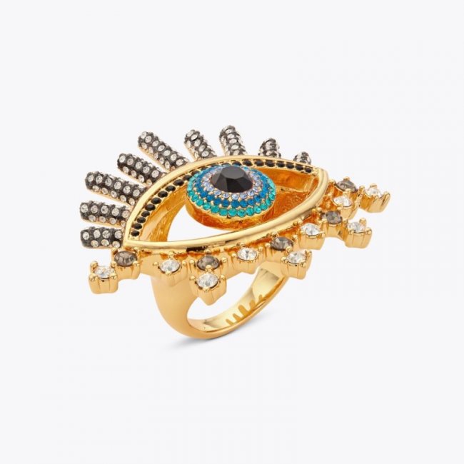 Kurt Geiger Evil Eye Ring - Metal Combination | Canada Outlet