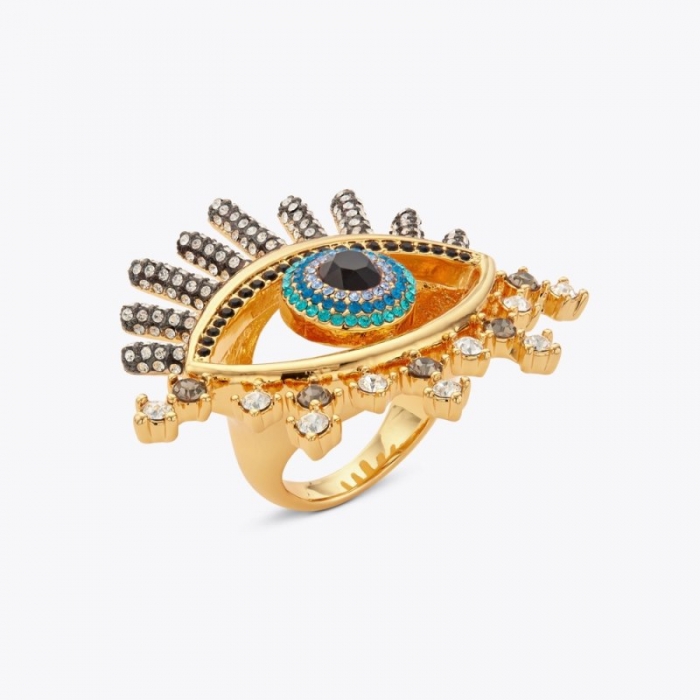 Kurt Geiger Evil Eye Ring - Metal Combination | Canada Outlet