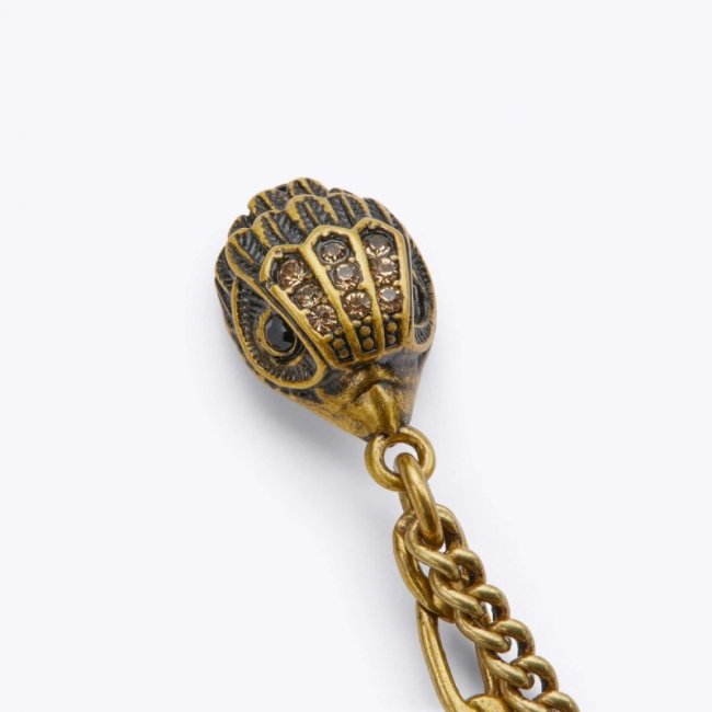 Kurt Geiger Eagle Linear Earrings - Gold | Canada Outlet