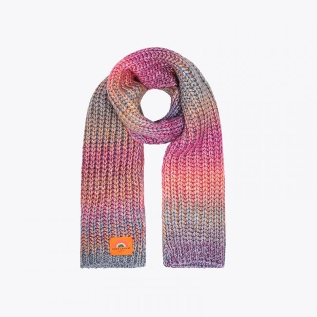 Kurt Geiger Be Kind Scarf - Fushia Combination | Canada Outlet